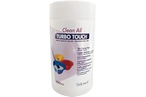 PROFESSIONALE Sibel Clean All Turbo Touch Salviette Rimozione Tintura Per Capelli 100 Pezzi