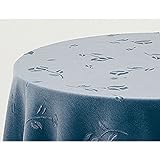 ropa mesa camilla rectangular ikea Disponible en forma Redonda Falda para Mesa Camilla Modelo Deluxe 792, Color Azul 707, Medida Redonda 110/253cm Ø (También Disponible en Distintos Colores, Formas y Medidas)