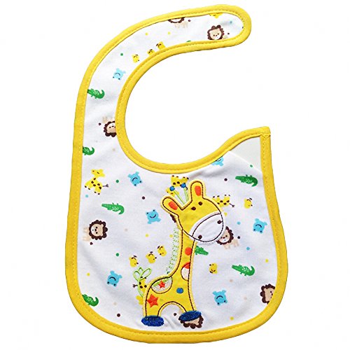 Ateid 9er Baby Lätzchen Wasserdicht Weicher Latz aus Baumwolle mit Klettverschluss - 3