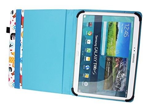 Emartbuy ACEPAD A96 10 Tablet PC 3G 9.6 Zoll Universal ( 9 – 10 Zoll ) MultiColoured Welpen 360 Grad Rotierende Stand Folio Geldbörse Tasche Hülle + Eingabestift - 4