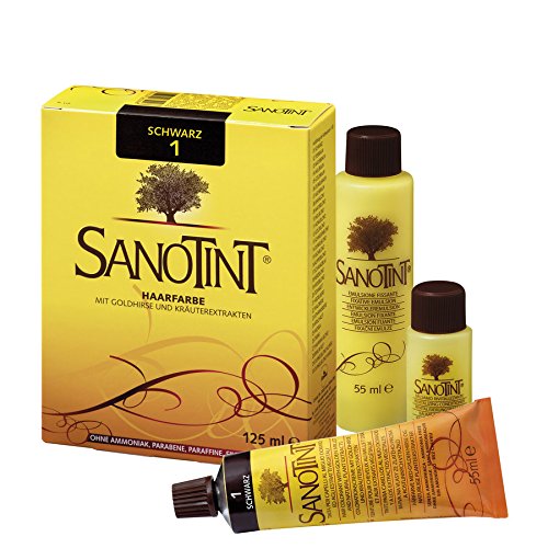 SANOTINT® Haarfarbe Nr. 01 „Schwarz“ (125 ml)