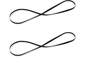 Courroies de Rechange pour Lecteur de Disque Vinyle Rétro Compatible,Ensemble de Courroies de Platine Vinyle,Ceinture de Tourne Disque,avec Tous Les Types de Platines à Courroie 270mm 2 Pcs Tokaneit