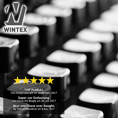 WINTEX Handballenauflage zur Entlastung des Handgelenks in schwarz aus Spezialgel | 2 Jahre Zufriedenheitsgarantie | Handgelenkauflage (ergonomisch) - 5