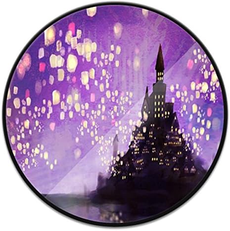 Weli Multi-Function Holder and Mount, Expanding Stand Grip Pop Mount Socket for Smartphones, iPhone and Tablets - Purple Castle
