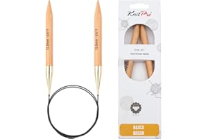 KnitPro Basix Beech Fixed Circular Needles 40" (100cm) | 12.00mm