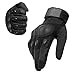 Price comparison product image Mens Work Gloves for Hiking Motorcycle Bicycle Riding Racing Climbing Full Finger Outdoor Protective Army Gloves (Black, Large)