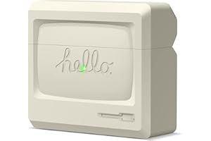 elago AW3 Case Compatible with AirPods 3 Case Cover - Classic Monitor Design, Visible LED Light, Supports Wireless Charging, Premium Silicone