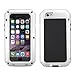 Produktbild Alienwork Schutzhülle für iPhone 6 Plus/6s Plus geeignet für Fingerabdruck Hülle Case Bumper Stoßfest Staubdicht Schneedicht Metall weiss AP6P10-02