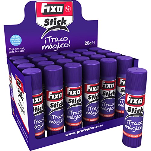 Fixo Stick 00020535?Caja de 24 barras de pegamento Trazo Mágico de 20g