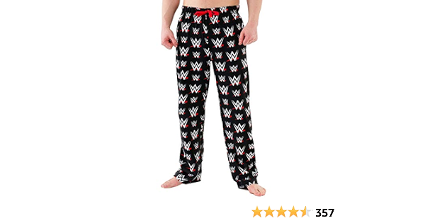 WWE Pantaloni di Pigiama per Uomo World Wrestling Entertainment lencicol  Pigiami e abbigliamento da notte Abbigliamento