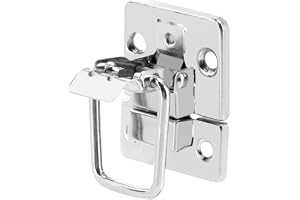 10 St Silver Fästelement Toggle Latch Catch Chest Case Resväska Boxes Lås, Kraftig Dragkraft, Lätt Att Installera, för Trälåda, Verktygslåda, Resväska