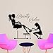 Produktbild Beauty Salon Aufkleber  Art-Frau fashion girl Haarschnitt Friseur Friseursalon Vinyl Wand Nagel- Aufkleber Aufkleber Wandbild