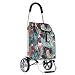 Produktbild HXPK Einkaufswagen, Kleiner Zug-Wagen-faltender Laufkatzen-Auto-Aluminiumkletternde Treppen-Laufkatzen-Anhänger, großer Kapazitäts-wasserdichter Rucksack,B