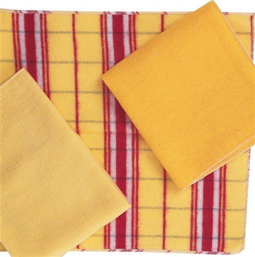 Preisvergleich Produktbild Staubtuch 400x400mm kariert Rand eingefasst