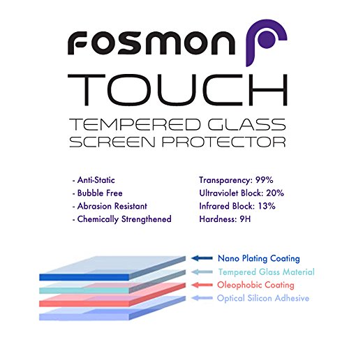 Apple iPad Pro (12,9 Zoll) Schutzglas, Fosmon [TOUCH] 0,33mm Gehärtetem Glas Schutzfolie Displayschutzfolie Panzerglas für Apple iPad Pro (12,9 Zoll) – 1 Pack - 3