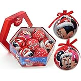 Pack 7 bolas de Navidad Disney Minnie 7,5cm