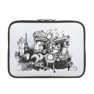 Be-ez Be.ez 100946 Housse LA robe I LOV'PARIS pour MacBook Pro et ordinateurs portables 13" Blue Morning