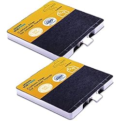 Filtre d'extraction de charbon actif KF6 Hotte de rechange pour Siemens LZ53251, Bosch dhz5325, Neff Z5101X1, VVZ52V40 2 pièces par GOLDEN ICEPURE (facture disponible)