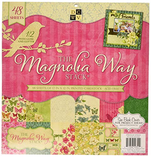 DCWV Magnolia Garden Stack de Papeles 30x30cm -