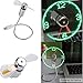 Price comparison product image Tenflyer Mini Flexible Gooseneck LED Clock USB Fan For PC Notebook Time Display Cool CU
