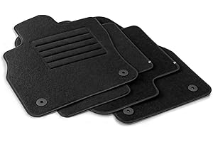 MTM Tapis de Sol pour Renault 5 E-Tech Electric 2024-, sur Mesure en Velours Noir, One cod. 11536