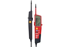 LABLOOT UT18D Auto Range Voltage Meter Durchgang RCD-Tester LCD/LED-Detektor Digitaler elektrischer Tester