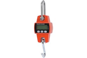 KATSU TOOLS Aim Tools Báscula Colgante Digital 300KG Electrónica Escalas Portátil Báscula de Equipaje con Gancho Resistente Para Granja, Caza, Pesca Al Aire Libre Escala 833420