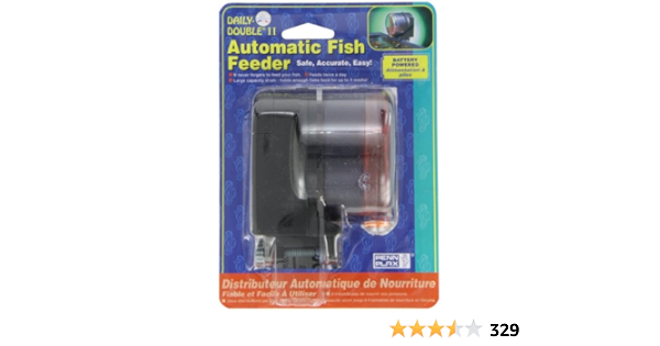 daily double automatic fish feeder