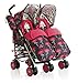 Cosatto Supa Dupa Twin Stroller Flamingo Fling - Pink