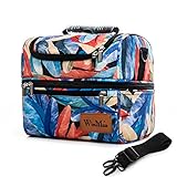 【Bolsa de refrigerador de versatilidad】: es lo suficientemente grande como para llevar la comida del día entero, ideal para la escuela, el trabajo, los viajes, el picnic, la barbacoa, etc. Además, también funciona bien como una bolsa de botellas de leche con aislamiento para que las mamás cuiden bien a sus bebés recién nacidos.