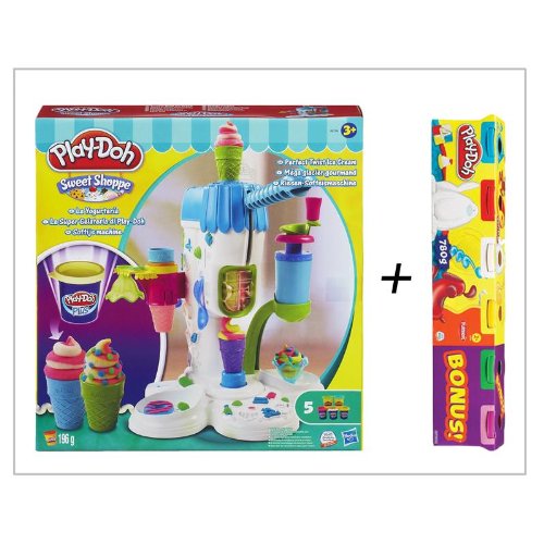 Preisvergleich Produktbild Hasbro A8643360 Play Doh Riesen Softeismaschine mit 6er Set