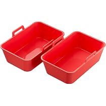 4 PIÈCES RAMEQUINS pour Friteuse à Air, Moules à Œufs pour Friteuse à
