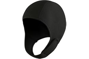 JISADER Scuba Diving Hood 2mm Neoprene Diving Muta Cappuccio, Mantieni Caldo Dive Hood Surf cap, Cappello da Nuoto per Donne, Uomini, Surf, Canoa Vela