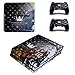 Produktbild Playstation 4 Pro + 2 Controller Aufkleber Schutzfolien Set - Kingdom Hearts (3) /PS4 P