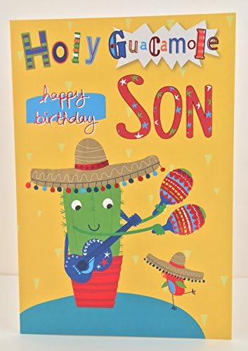 Cherry Orchard Holy Guacamole Happy Birthday Son Card