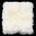 Produktbild WOLTU® AS7339cm-a Autositzkissen Lammfell universal Sitzkissen 100% Echtlammfell, feste Wolle, ca. 6 cm dicke, 50 x 50 cm, Creme