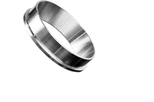 NNOVAT Anello Per Polvere Di Caffè 57 MILLIMETRI 57.5 MILLIMETRI Anello di Dosaggio del Caffè In Acciaio Inox 304 for Imbuto Portafiltro Accessori for Caffè Espresso Barista Strumenti Accessori Caffè Espress