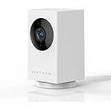 virtavo Telecamera PTZ WiFi Interno con Fili, 1080P Videocamera di Sorveglianza, 24/7 Registrazione Continua, Visione Notturn