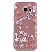 Produktbild Lonchee Samsung Galaxy S6 Hülle,Bunte Muster Weich TPU Handy Hülle Durchsichtig Transparent Etui Cover Case Protective Shell Soft Schutzhülle Telefon Kasten für Samsung Galaxy S6 – Fünf-spitzer Stern