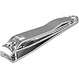 sourcingmap Large Nail Clippers, Metal Fingernail Toenail Clippers, Silver Nail Cutter Trimmer Finger Toe Nail Clippers for W