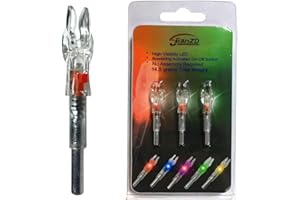 MILAEM 3/6pcs Tiro con L'Arco LED Nocks Frecce Cocche Automaticamente Luminose Frecce Nock per frecce ID 4.2mm Caccia Tiro