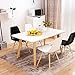 Produktbild Nordic Massivholz Bein Esstisch kleine Wohnung Wohnzimmer Esstisch Haushalt rechteckige Speise sparsam Tisch
