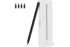 DAYBIX Stylus Pen for iPad 2018-2025, 2X Faster Charge, Palm Rejection, Tilt Sensitivity Pencil Compatible Apple iPad 11 A16/10/9/8/7/6th Gen, Pro 12.9/11/13 Inch M4, Air 3/4/5/M2/M3, Mini 5/6 (Black)