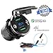 Price comparison product image Rocketek Dual QC3.0 USB Car Charger, Quickly Charge 4.8A USB Car Socket x2&Waterproof Power Outlet with LED Voltmeter for 12V/24V Car, Boat, Marine, RV, Motorcycle Mobile Build-in 10A Fuse Black