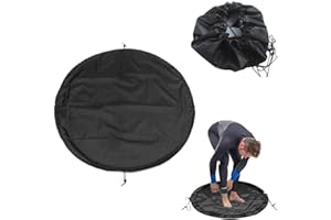 SDKZBFC Wetsuit/Beach Changing Mat,Waterproof Surf Bag with Handle,Drawstring Clothes Storage Dry Bags Carry Pack Pouch for Surfing, Kayakers,Water Sports, YJYSDK90