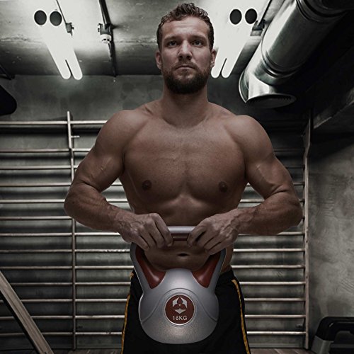 KettleBell »PowerMonster« Kugelhantel 2kg bis 20 kg / Handgewicht aus Kunststoff / High Performance Studio-Qualität ideal für Krafttraining, Functional-Training, Gymnastik und Heimtraining / 2kg 3kg 4kg 5kg 6kg 8kg 10kg 12kg 15kg 20kg - 4