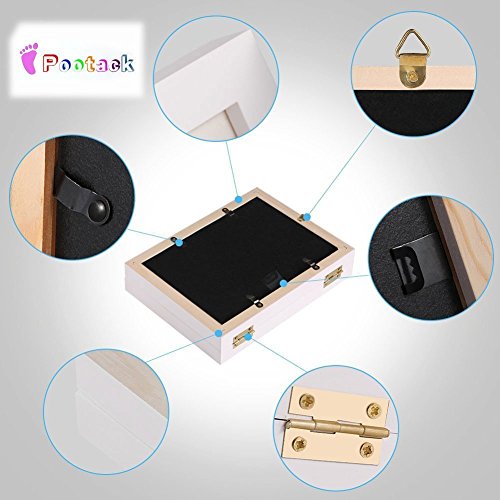 Baby Handabdruck und Fußabdruck DIY-Set mit schadstofffreiem Lehm, das Ideale Babyparty Geschenk - 6