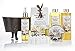 Pinkleaf Nature Spa Vanilla, Argan Oil, Bath Gift Set, in Antique Brass Looking Tub