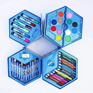Toutbuy Color Kit Colors Box Color Pencil,Crayons, Water Color, Sketch Pens Set of 46 Pieces for Boys and Kids Best Birthday Gift & Return Gift Colour May Vary