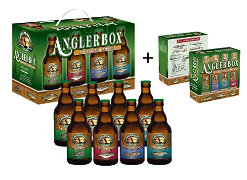 Preisvergleich Produktbild Anglerbox Bier 8er Angler-Bräu + Angelbox Mini´s